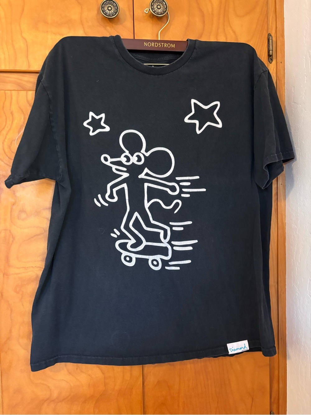 Diamond Supply Co. X Keith Haring Skate Mouse Tee